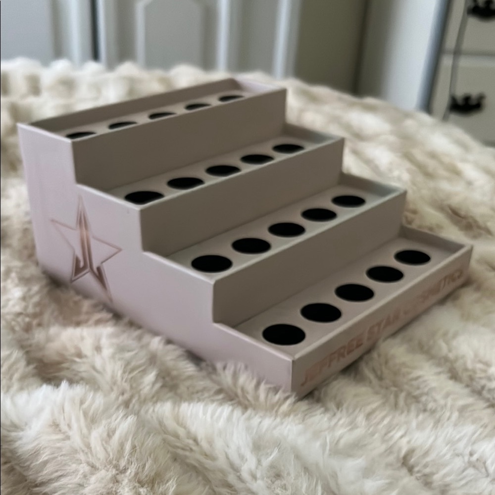 Jeffree Star Cream Makeup Organizer with Tiered Design